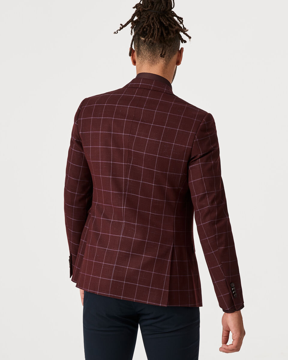 Waldron Blazer, Burgundy, hi-res
